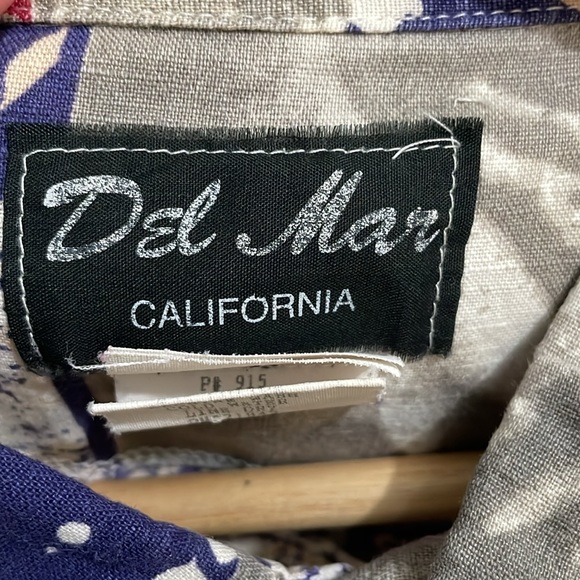 Del Mar California Short Sleeve Button Down Shirt - Picture 5 of 10